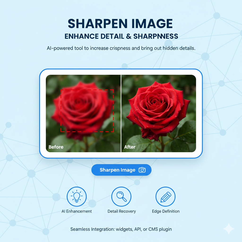 Sharpen Image tool